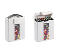 Carioca Plus - Caja 80 Marcadores Base Alcohol Doble Punta
