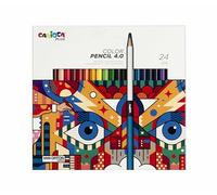Carioca Plus Lápices de Color 4.0 | Caja con 24 Lápices de Colores de Madera con Mina Altamente Pigmentada y Suave para Dibujos a Nivel de Artista |Punta de Ø 4 mm