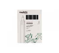 Carioca plus marcador acrílico a base de agua 2 mm ? juego de 6 rot