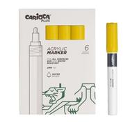 Carioca plus - marcador acrílico a base de agua, punta de 2 mm, marca