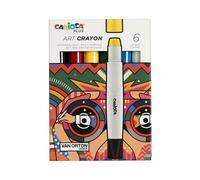 Carioca PLUS - Pinturas Pastel, Tizas Pastel Suaves, Ceras, Pack de 6 Uds