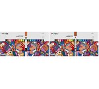 Carioca Plus Rotuladores Prisma Fiber Tip | Caja con 24 Rotuladores para Uso Artístico | Colores Intensos y Resistentes a la Luz | Punta Cónica para Trazos Gruesos y Finos | 24 piezas (Paquete de 2)