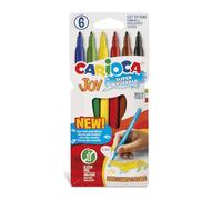 CARIOCA - Rotuladores Joy, Set de 6, Punta Fina 2,6 mm, Lavables