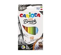 Carioca Rotuladores Super Brush, 10 Uds, Multicolor