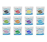 Carioca Set Modelight | Pasta moldeable súper ligera para niños, 12 sobres resellables, pasta de modelar súper flexible para niños a partir de 36 meses, colores surtidos, 50 g x 12 unidades