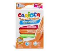 CARIOCA TEMPERELLO NEON | 42675 - Témperas Solidas en barra 6 Colores , color/modelo surtido