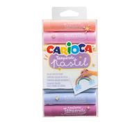 Carioca Témperas sólidas Pastel Temperello Colores brillantes y cubrientes 8 piezas