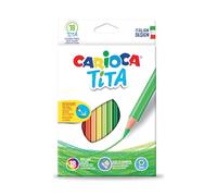 Carioca Tita - Caja de 18 lápices, multicolor