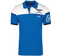 Carisma Polo de manga corta para hombre, 100 % algodón, con bordado, corte regular para la oficina y el tiempo libre., Sachs, XXL