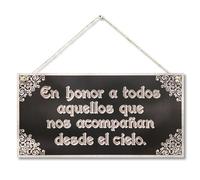 CARISPIBET A veces te olvidas placa decorativa inspiradora y rústica decoración amorosa para el hogar 15 x 30 cm (En honor a todos)