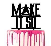 CARISPIBET - Decoración para tartas con inscripción "Make it so"