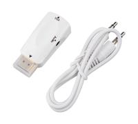 CARISSETT Adaptador de convertidor HDTV macho a VGA hembra 1080P, conector portátil para laptop, PC, monitor, proyector a convertidor VGA