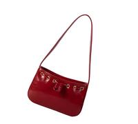 CARISSETT Bolso de hombro simple para mujer, bolso de mano casual, bolso de mano a juego, color sólido, axila, piel sintética, para viajes, para mujer, simple axila, bolso de moda y bolso de hombro de