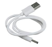CARISSETT Cable de alimentación USB a cable de alimentación de 3,5 x 13,5 mm, ventilador de cepillo de dientes eléctrico, lámpara de mesa, cable de carga