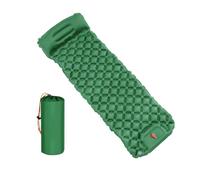 CARISSETT Colchón inflable para acampar al aire libre con almohadas, tapete de viaje, cama plegable, cojines de aire ligeros duraderos