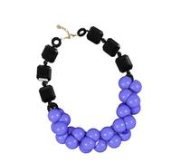 CARISSETT Collar de cuentas multicapa de estilo retro, joyería de festival, cómodo accesorio étnico de resina, collar retro de capas, talla única, como se describe, como se describe