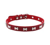 CARISSETT Collar de cuero gótico punk con tachuelas de metal, cierre ajustable, estilo hip hop, joyería de estilo rockero de calle, collar de cuero ajustable, talla única, como se describe, como se