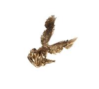 CARISSETT Estatua decorativa artística de pájaros con alas extendidas, escultura de resinas, diseño de base segura para arreglo de estante de escritorio, resinas sintéticas, estatua de pájaro