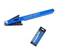 CARISSETT Herramienta profesional de medición de desgaste de cadena, herramienta precisa para reparación de bicicletas de carretera, herramienta precisa para el garaje o talleres de reparación