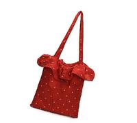 CARISSETT Hoboes - Bolso de hombro para mujer, bolso de mano de moda, bolso de gasa, a la moda, viajes, trabajo, regalos de cumpleaños, bolsas de gran capacidad, Red, One Size