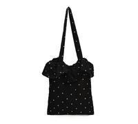 CARISSETT Hoboes - Bolso de hombro para mujer, bolso de mano de moda, bolso de gasa, a la moda, viajes, trabajo, regalos de cumpleaños, bolsas de gran capacidad, Black, One Size