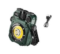 CARISSETT Lámpara solar de camping al aire libre, impermeable, luz de inspección con base de trabajo, emergencias, peso de la lámpara