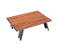 CARISSETT Mesa plegable de aluminio multiusos en tiempo real para uso al aire libre, resistente, campamento, jardín, cocina y espacios de trabajo, mesa plegable portátil al aire libre