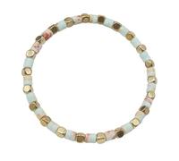 CARISSETT Pulsera multiusos hecha a mano con cuentas de piedra natural para viajes, actividades de ocio y accesorios de moda Shoushan Stone, talla única, como se describe