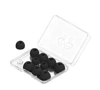 CARISSETT Punta antideslizante resistente al sudor, varios tamaños para auriculares deportivos, tapones para los oídos para un uso cómodo y prolongado, 10 auriculares de silicona