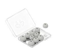 CARISSETT Punta antideslizante resistente al sudor, varios tamaños para auriculares deportivos, tapones para los oídos para un uso cómodo y prolongado, 10 auriculares de silicona