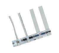 CARISSETT Soporte de expansión frontal para computadora, 5 puertos USB, 20G, tipo C, interruptores de control LED para carcasa de PC, accesorios de escritorio