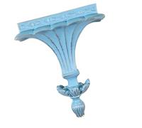 CARISSETT Unidad de almacenamiento de resina montada en la pared para decoración del hogar con concepto innovador, uso multifuncional y aspecto de ahorro de espacio, fácil instalación, estante de