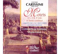 Carissimi: 12 Motets for 1, 2, & 3 Men's Voices / Zanon