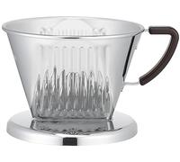 Carita - Gotero de café de acero inoxidable para 2-4 personas SS102 Drip Outdoor Camping #05155