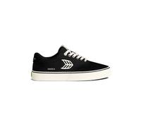 Cariuma Unisex Naioca Pro Black Suede And Canvas Ivory Logo Sneaker Talla: 41.5 | Zapatillas Deportivas Outlet | Unisex | Negro