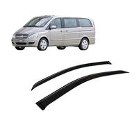 CarJoy Deflector de viento Deflector de aire Deflector de lluvia Deflector de ventana lateral Compatible con Mercedes Viano II W639 2010-2014 Auto de gran tamaño MPV Protección contra la lluvia para