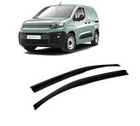 CarJoy Deflectores de viento, deflectores de aire, deflectores de lluvia, deflectores de lluvia para ventanas laterales, compatibles con Citroen Berlingo 2018-2024, 2 unidades