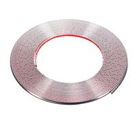CarJoy Tira de moldura cromada de 5 mm x 5 m, borde autoadhesivo para puertas, botas, parrillas, parachoques, etc., ajuste universal, 5 m de largo, 5 mm de ancho, 2 mm de profundidad, acabado cromado