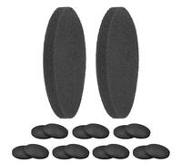 Carkio 16 almohadillas de filtro de carbono compatibles con el cartucho FX4 FX5 FX6, piezas de repuesto de repuesto de carbono