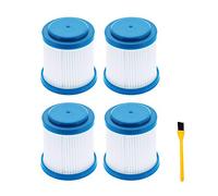 Carkio 4 piezas de repuesto VPF20 filtro de vacío plisado compatible con Black and Decker 2-en-1 inalámbrico Stick, en comparación con la parte 90605801 906058-01