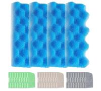 Carkio 40 filtros de acuario de repuesto compatibles con Fluval 306/307, incluye 4 espumas biológicas, 36 removedores de amonia