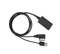 Carkio Adaptador de interfaz de música auxiliar Bluetooth 5.0 para Audi Q5 A5 A7 R7 S5 Q7 A6L A8L A4L AMI MMI2G Aux Bluetooth Cable adaptador 1M Longitud