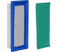 Carkio - Cartucho de Filtro de Aire Plano para Briggs & Stratton 93400 115400 133400 Sustituye 494511 494511S 492889 492889S