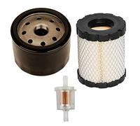 Carkio - Filtro de aceite de repuesto con filtro de combustible compatible con Briggs & Stratton 492932 492056 492932S 695396 696854 795890 GY20577 AM125424 Kawasaki 49065-7007
