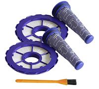 Carkio Filtro de motor HEPA y filtro premotor de repuesto para Dyson DC50 Animal y Multi Floor Vacuum Filter Accesorios Parte # 965081-01&965080-01 (juego de 2 + cepillo)