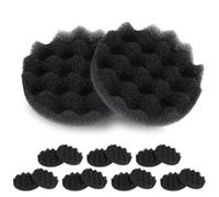 Carkio Juego de 16 almohadillas de filtro de espuma para acuario, compatibles con FX4/FX5/FX6, almohadillas de espuma de repuesto, canister, accesorios para acuario