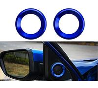 Carkio - Juego de 2 anillos decorativos para puerta de audio para Honda Civic 10ª generación 2016 2017 2018 2019 2020 (paquete de 2), color azul