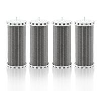 Carkio Juego de 4 filtros para acuario compatibles con tanque de peces Penguin PRBW2350B 200 350, cartucho de filtro colgante para montaje de ruedas orgánicas 200B 350B, repuesto # PRBW2350B