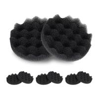 Carkio Juego de 8 almohadillas de filtro de espuma para acuario, compatibles con FX4/FX5/FX6, almohadillas de espuma de repuesto, canister, accesorios para acuario
