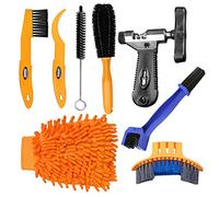 Carkio - Juego de cepillos de Limpieza para Cadena de Bicicleta (8 Unidades por Juego)